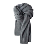 Maxbell Winter Scarf Autumn Fall Comfortable Shawl for Outdoor Sports Hiking Travel Dark Gray