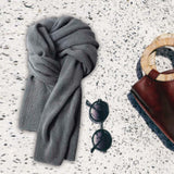 Maxbell Winter Scarf Autumn Fall Comfortable Shawl for Outdoor Sports Hiking Travel Dark Gray