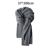 Maxbell Winter Scarf Autumn Fall Comfortable Shawl for Outdoor Sports Hiking Travel Dark Gray