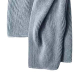 Maxbell Winter Scarf Autumn Fall Comfortable Shawl for Outdoor Sports Hiking Travel Light Gray