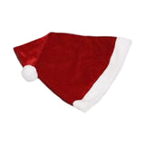 Maxbell Red Velvet Cape Outfits Dress Santa Cape Christmas Cloak for Photo Props With Hat