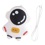 Maxbell Spaceman Shape DIY Handbag Purse Making Materials Measure 9.8x6.3x6inch White