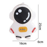 Maxbell Spaceman Shape DIY Handbag Purse Making Materials Measure 9.8x6.3x6inch White