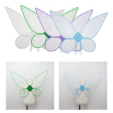 Maxbell Photo Prop up Fancy Dress Costume Halloween Photo Prop Cosplay Fairy Wing white