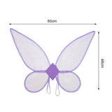 Maxbell Photo Prop up Fancy Dress Costume Halloween Photo Prop Cosplay Fairy Wing violet