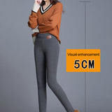Maxbell Women Fleece Lined Leggings High Waist Legging for Outdoor Stretchy Warm 4XL