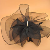 Maxbell Elegant Fascinators Hat Headpiece Hair Clip Women for Wedding Tea Party Prom