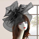 Maxbell Elegant Fascinators Hat Headpiece Hair Clip Women for Wedding Tea Party Prom