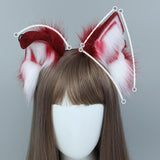 Maxbell Faux Fur Wolf Ears and Tail Set Costume Accessories Gift for Stage Shows