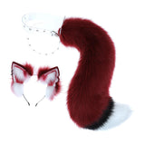 Maxbell Faux Fur Wolf Ears and Tail Set Costume Accessories Gift for Stage Shows