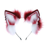 Maxbell Faux Fur Wolf Ears and Tail Set Costume Accessories Gift for Stage Shows