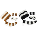 Maxbell Faux cat Cosplay Set Gifts Hair Clip Headwear Animal Anime Black