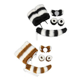 Maxbell Faux cat Cosplay Set Gifts Hair Clip Headwear Animal Anime Black