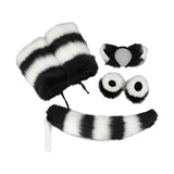 Maxbell Faux cat Cosplay Set Gifts Hair Clip Headwear Animal Anime Black