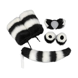 Maxbell Faux cat Cosplay Set Gifts Hair Clip Headwear Animal Anime Black