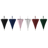 Maxbell 24 Ribs Straight Handle Umbrella Large Auto Open for Outdoor Fishing Travel Black