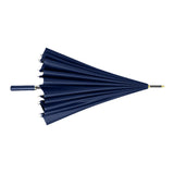 Maxbell 24 Ribs Straight Handle Umbrella Large Auto Open for Outdoor Fishing Travel Navy Blue