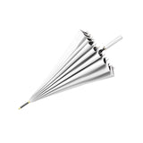 Maxbell 24 Ribs Straight Handle Umbrella Large Auto Open for Outdoor Fishing Travel Beige