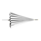 Maxbell 24 Ribs Straight Handle Umbrella Large Auto Open for Outdoor Fishing Travel Beige