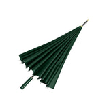 Maxbell 24 Ribs Straight Handle Umbrella Large Auto Open for Outdoor Fishing Travel Green