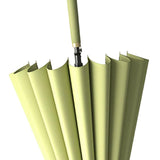 Maxbell 16 Ribs Long Handle Umbrella Weatherproof for Short Trips Backpacking Gift Light Green