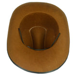 Maxbell Women Men Western Cowboy Hat Sun Hat with String Jazz Hat Gentleman Hat Coffee