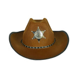 Maxbell Women Men Western Cowboy Hat Sun Hat with String Jazz Hat Gentleman Hat Coffee