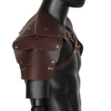 Maxbell Adults Chest Harness Cape for Masquerade Fancy Dress Party Halloween Dark Brown