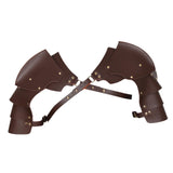 Maxbell Adults Chest Harness Cape for Masquerade Fancy Dress Party Halloween Dark Brown