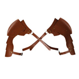 Maxbell Adults Chest Harness Cape for Masquerade Fancy Dress Party Halloween Yellow Brown