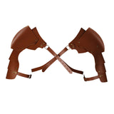 Maxbell Adults Chest Harness Cape for Masquerade Fancy Dress Party Halloween Yellow Brown