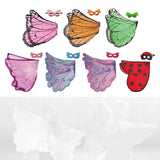Maxbell Butterfly Wing Costume Prop Party Favor Elf Birthday Children Kids pink 1