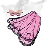 Maxbell Butterfly Wing Costume Prop Party Favor Elf Birthday Children Kids pink 1