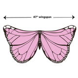 Maxbell Butterfly Wing Costume Prop Party Favor Elf Birthday Children Kids pink 1