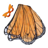 Maxbell Butterfly Wing Costume Prop Party Favor Elf Birthday Children Kids Yellow