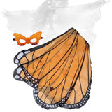 Maxbell Butterfly Wing Costume Prop Party Favor Elf Birthday Children Kids Yellow