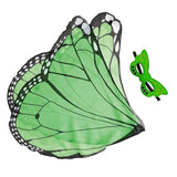 Maxbell Butterfly Wing Costume Prop Party Favor Elf Birthday Children Kids Green