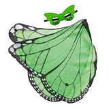 Maxbell Butterfly Wing Costume Prop Party Favor Elf Birthday Children Kids Green
