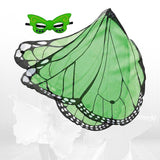 Maxbell Butterfly Wing Costume Prop Party Favor Elf Birthday Children Kids Green