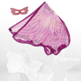 Maxbell Butterfly Wing Costume Prop Party Favor Elf Birthday Children Kids Pink B