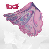 Maxbell Butterfly Wing Costume Prop Party Favor Elf Birthday Children Kids Pink D