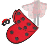 Maxbell Butterfly Wing Costume Prop Party Favor Elf Birthday Children Kids Red