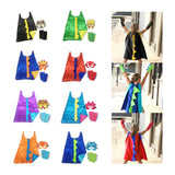 Maxbell Dinosaur Costume Cape Cosplay Stage Performances Carnival Prop for Kids black and yellow