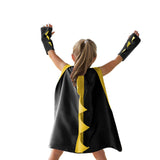 Maxbell Dinosaur Costume Cape Cosplay Stage Performances Carnival Prop for Kids black and yellow