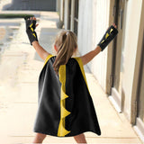 Maxbell Dinosaur Costume Cape Cosplay Stage Performances Carnival Prop for Kids black and yellow