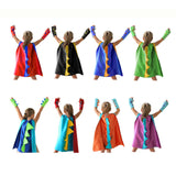 Maxbell Dinosaur Costume Cape Cosplay Stage Performances Carnival Prop for Kids green and yellow