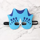 Maxbell Dinosaur Costume Cape Cosplay Stage Performances Carnival Prop for Kids blue light blue