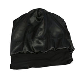 Maxbell Bonnet Sleep Caps Hair Cover wrap Protection for Daily Life and Sleep Black