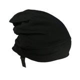 Maxbell Bonnet Sleep Caps Hair Cover wrap Protection for Daily Life and Sleep Black