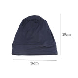 Maxbell Bonnet Sleep Caps Hair Cover wrap Protection for Daily Life and Sleep Navy Blue